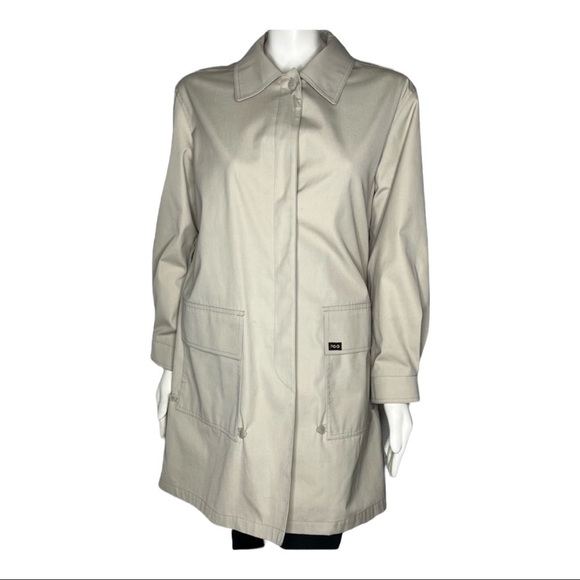 London Fog Maincoats Weatherwear of Distinction Button Down Jacket Sz 14 Reg - Picture 1 of 12